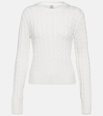 Jersey de punto trenzado de lana | Toteme