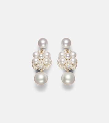 Boucles d'oreilles Dora Perle en or 14 ct et perles | Sophie Bille Brahe