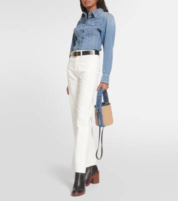 Secchiello Woody Small in rafia | Chloé