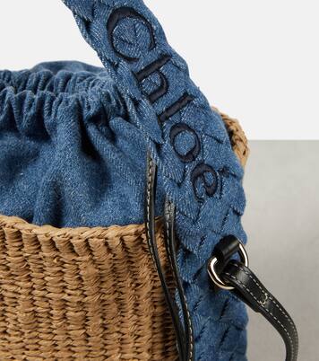 Secchiello Woody Small in rafia | Chloé