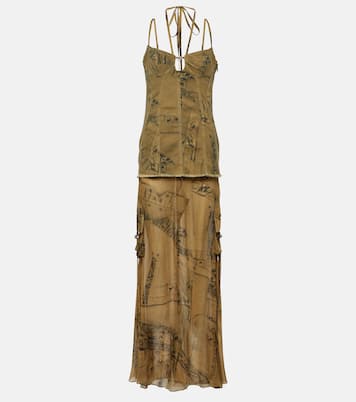 Abito lungo con stampa | Blumarine