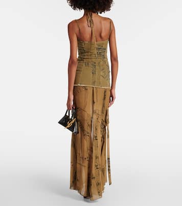 Abito lungo con stampa | Blumarine
