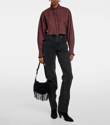 Saoli checked cotton poplin shirt | Marant Etoile