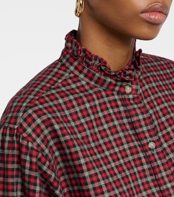 Saoli checked cotton poplin shirt | Marant Etoile