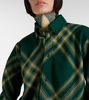 Chemise en laine à carreaux | Burberry