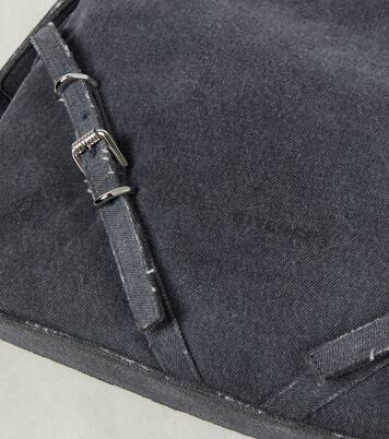 Borsa a spalla Voyou Medium in denim | Givenchy