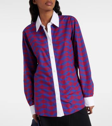 Camicia in cotone con stampa | Dries Van Noten
