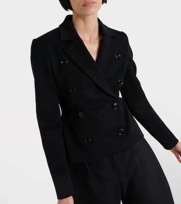 Blazer doppiopetto in misto lana | Alaïa
