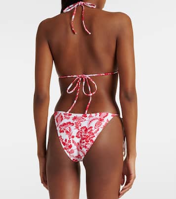 Top bikini Miami con anello e stampa | Melissa Odabash