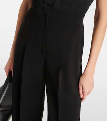 Pantaloni a gamba larga in cady | Max Mara