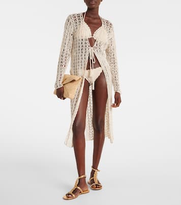 Cardigan in crochet di cotone | Anna Kosturova