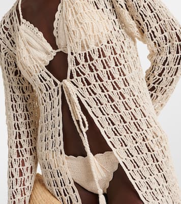 Cardigan in crochet di cotone | Anna Kosturova