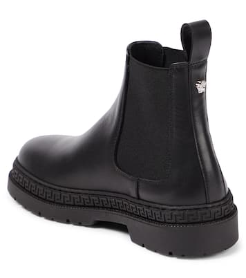 Chelsea Boots La Medusa aus Leder | Versace Kids