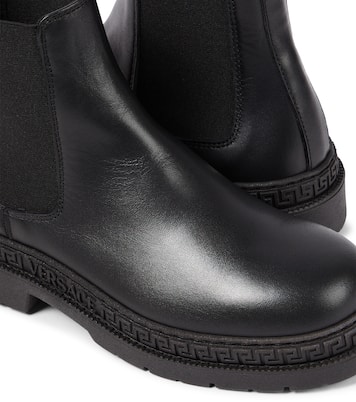 Chelsea Boots La Medusa aus Leder | Versace Kids
