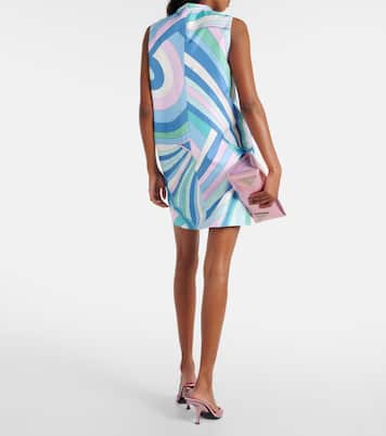Iride silk minidress | Pucci