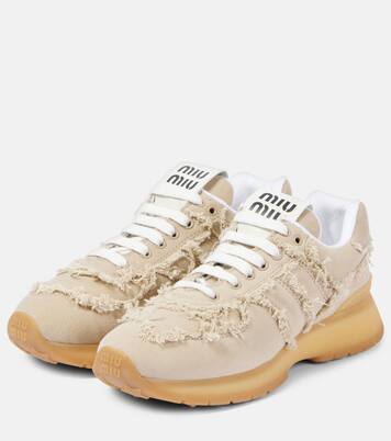 Sneakers in denim | Miu Miu