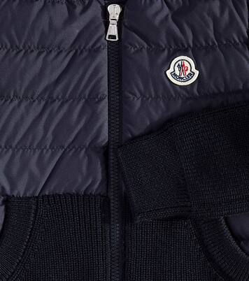 Cardigan con imbottitura | Moncler Enfant