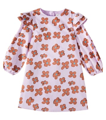 Abito in cotone con balze e stampa | Jellymallow