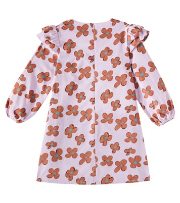 Abito in cotone con balze e stampa | Jellymallow