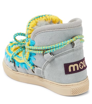 Bottines en daim et shearling | Mou Kids