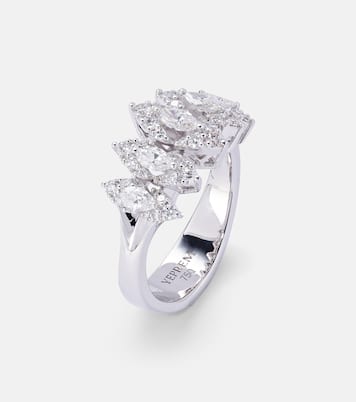 Anello Y-Not in oro bianco 18kt con diamanti | Yeprem