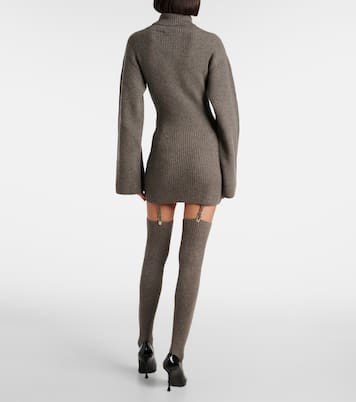 Vestido corto Cursa de cachemir con calcetines | Aya Muse
