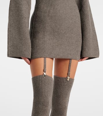 Vestido corto Cursa de cachemir con calcetines | Aya Muse