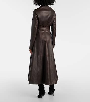 Leather coat | Alaïa