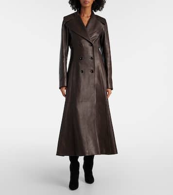Leather coat | Alaïa