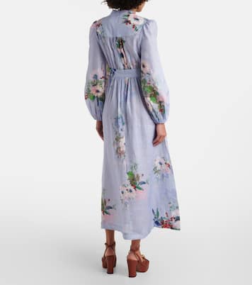Robe midi Everley en lin | Zimmermann