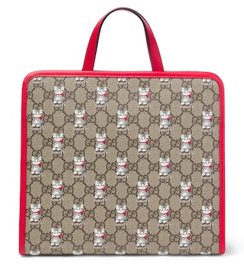 Borsa GG in canvas con pelle | Gucci Kids