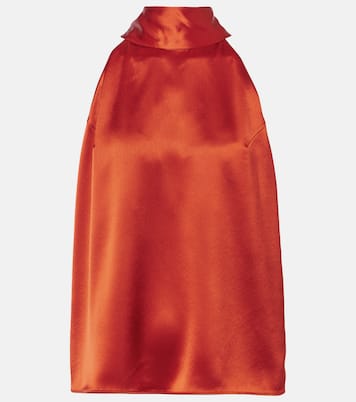 Top Sienna in raso | Galvan