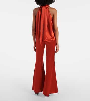 Top Sienna in raso | Galvan