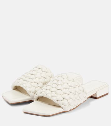 Aster woven leather slides | Souliers Martinez