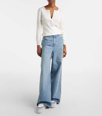 Name suede wedge sneakers | Chloé