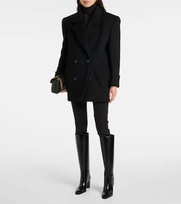 Botas altas Julia de piel | Saint Laurent