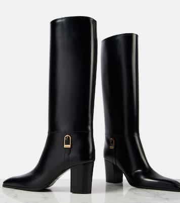 Botas altas Julia de piel | Saint Laurent
