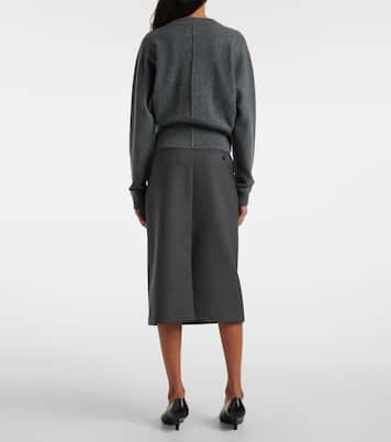Cárdigan N°257 de mezcla de cachemir | Extreme Cashmere
