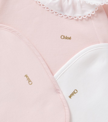 Baby - Tutina e bavaglino in jersey | Chloé Kids