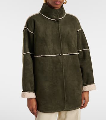 Veste Albany en daim synthétique | Velvet