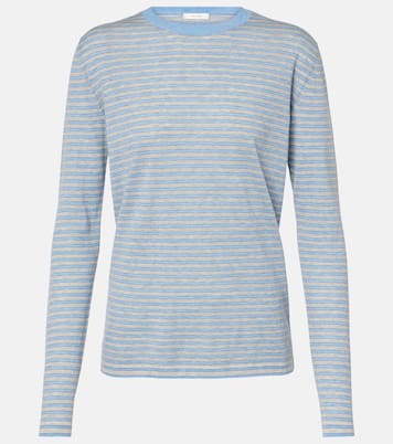 Pull Juhi rayé en coton et cachemire | The Row