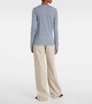 Pull Juhi rayé en coton et cachemire | The Row