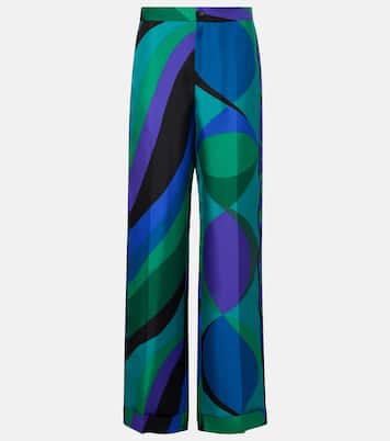 Printed silk wide-leg pants | Pucci