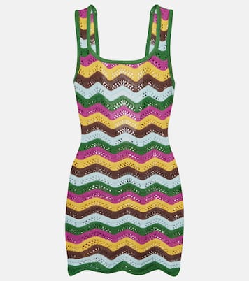 Miniabito Lindsay in crochet a righe | Bananhot