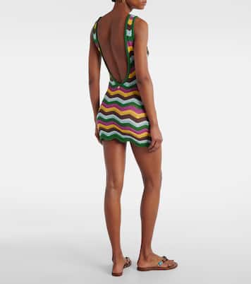Miniabito Lindsay in crochet a righe | Bananhot
