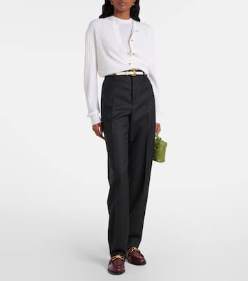 리브 니트 울 스웨터 베스트 | Bottega Veneta