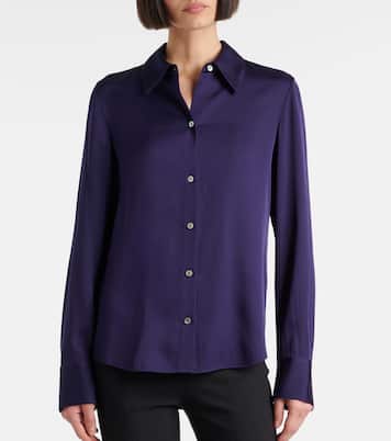 Camicia in raso di misto seta | Vince
