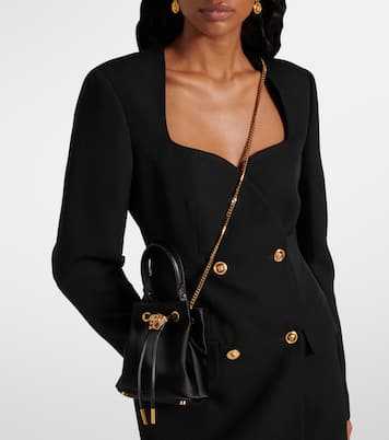 La Medusa Mini satin bucket bag  | Versace