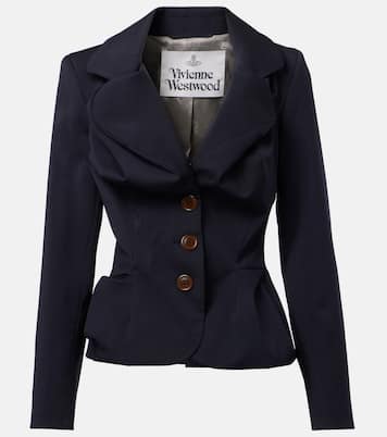 Chaqueta Drunken de lana virgen drapeada | Vivienne Westwood