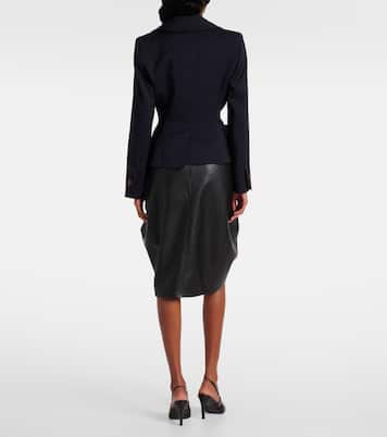 Chaqueta Drunken de lana virgen drapeada | Vivienne Westwood